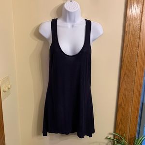 Navy blue light sweater tank tunic